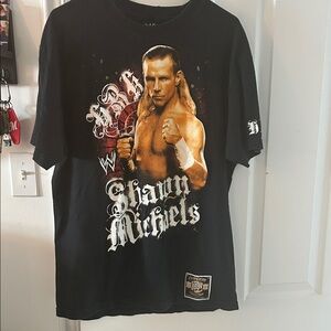 WWE Black Shawn Michaels Graphic Tee